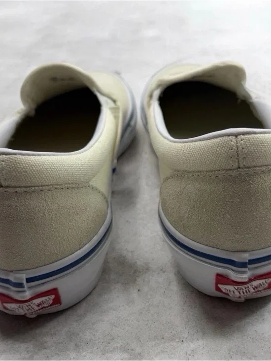 Vans Suede Slip-On Sneakers in Off-White - Picture 7 of 7